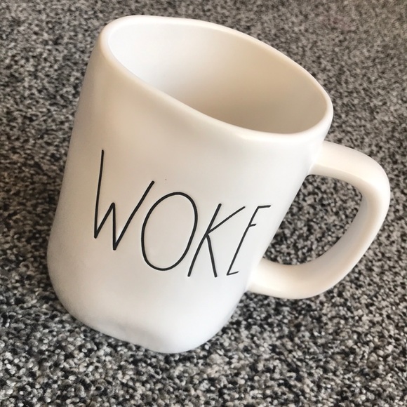 Rae Dunn WOKE Ceramic Coffee Mug - Picture 2 of 7